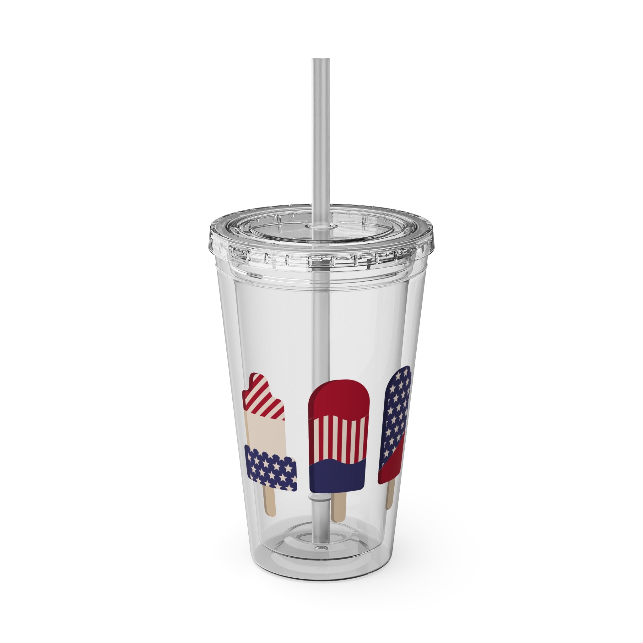 Sunsplash Tumbler with Straw, 16oz