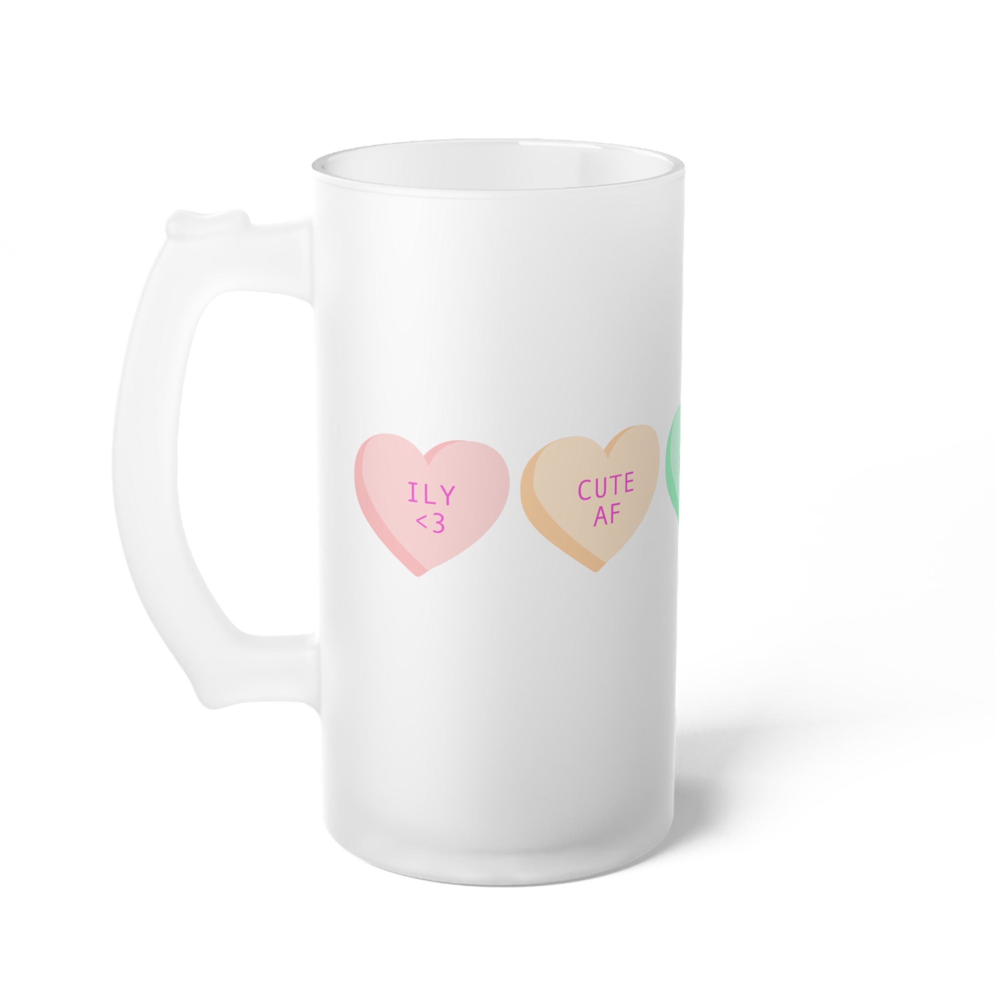 Frosted Glass Beer Mug