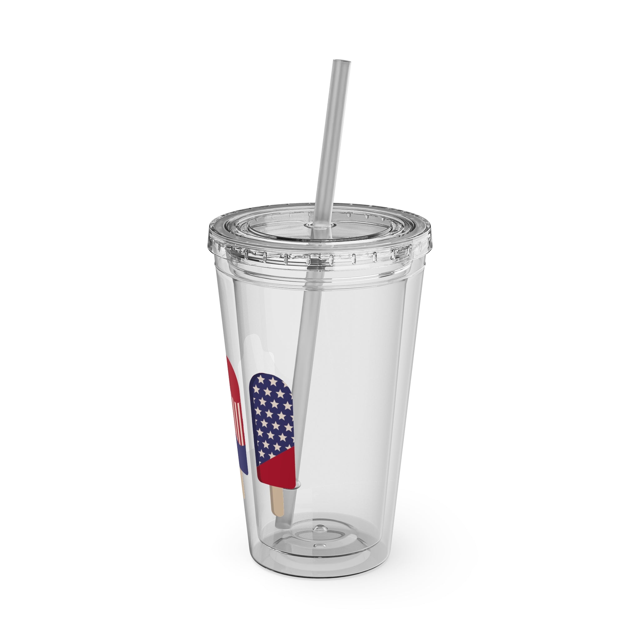 Sunsplash Tumbler with Straw, 16oz