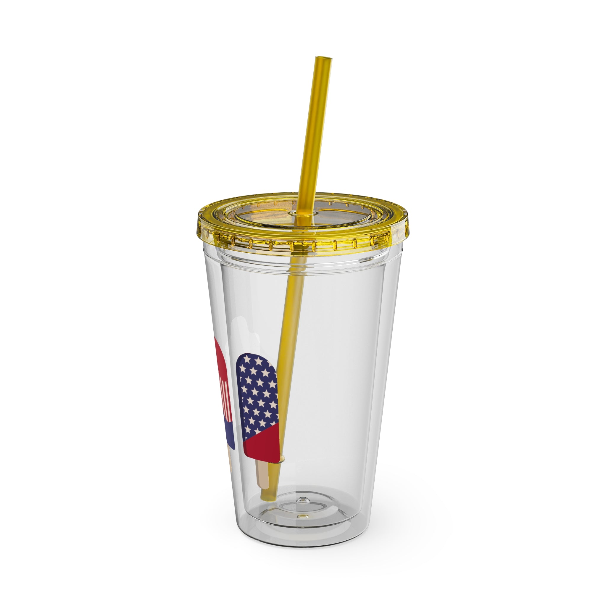 Sunsplash Tumbler with Straw, 16oz