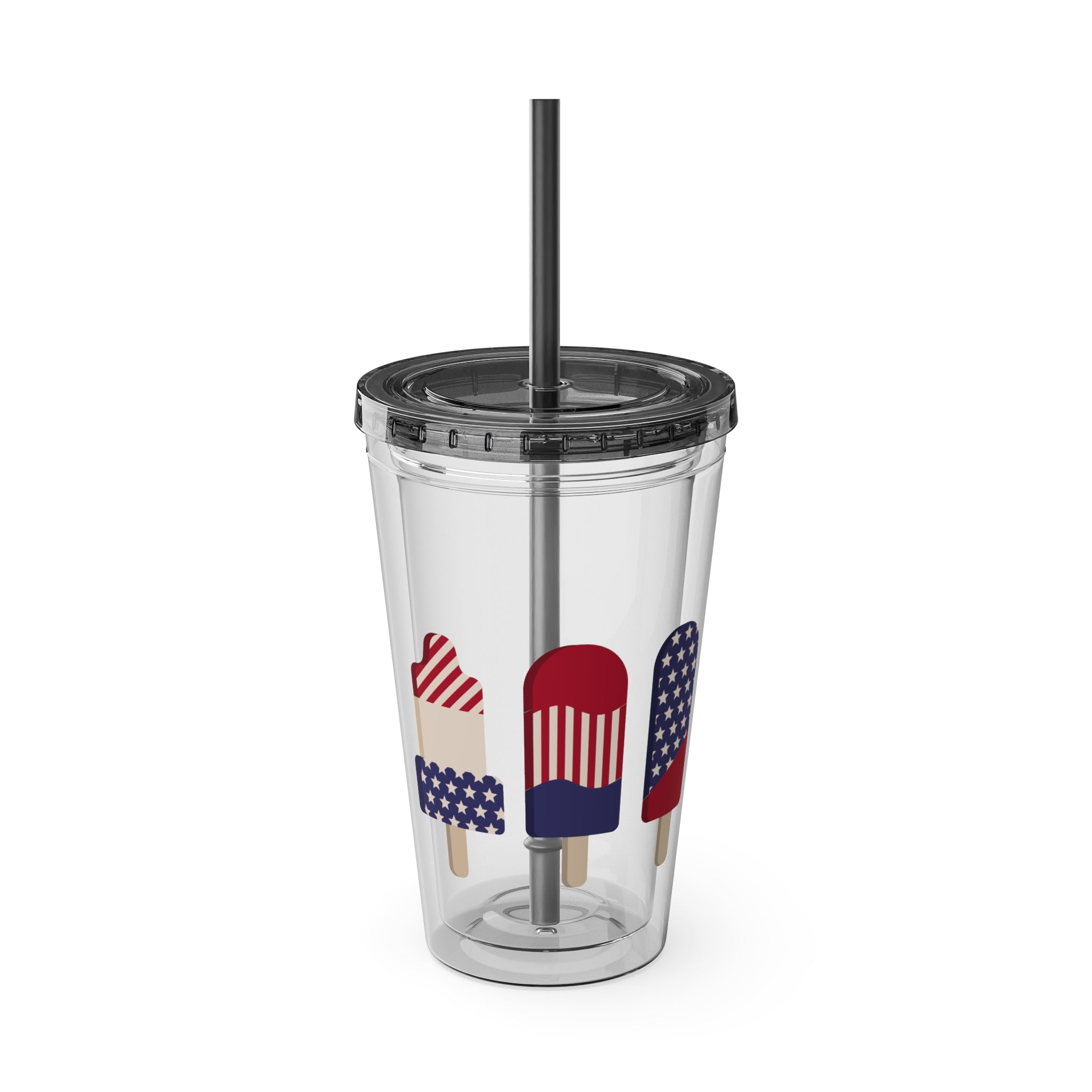 Sunsplash Tumbler with Straw, 16oz